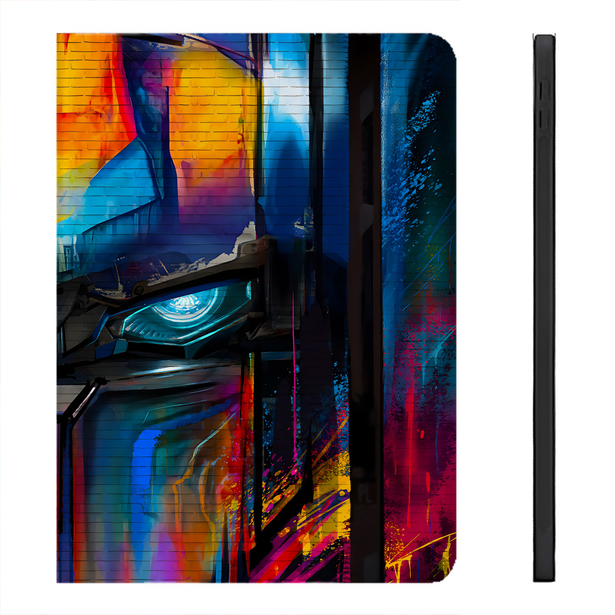 （画像用） Transformers トランスフォーマー IPadケース ペンホルダー付き ブックスタイルデザイン